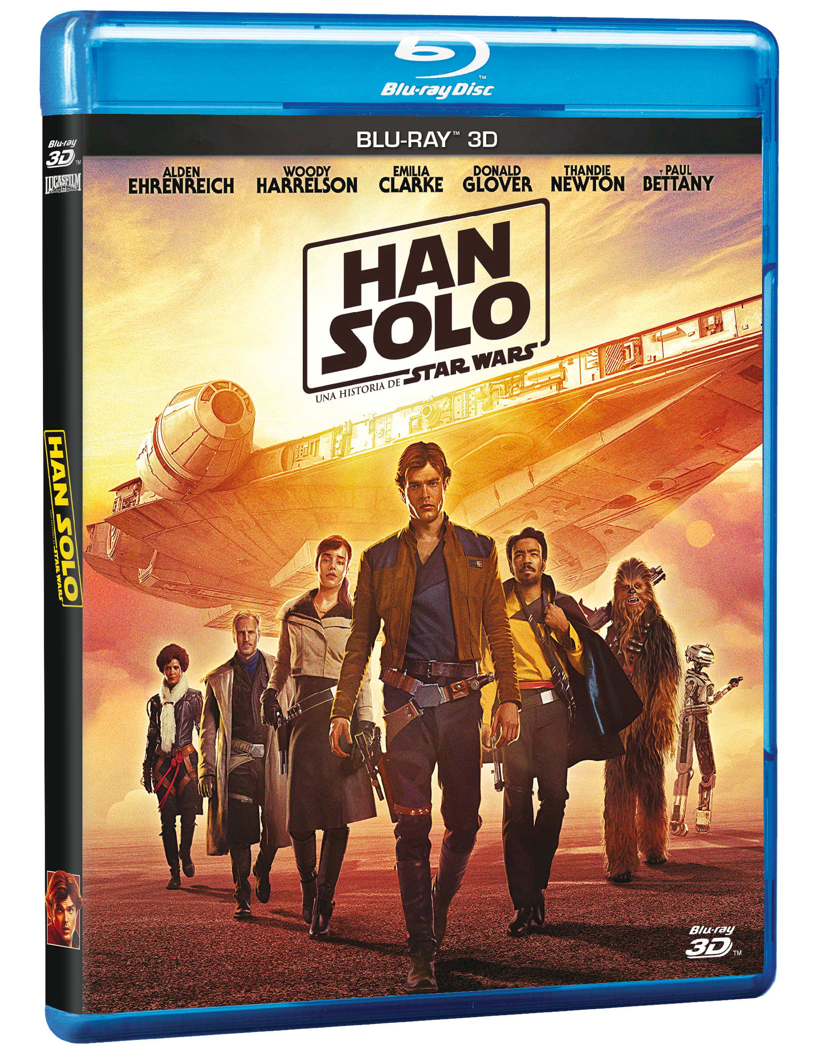 PACK BLU RAY 3D HAN SOLO