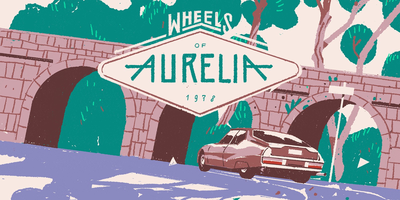 ilustración del videojuego wheels of aurelia