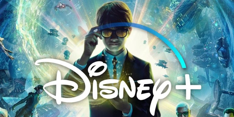 poster de artemis fowl con logo de disney+
