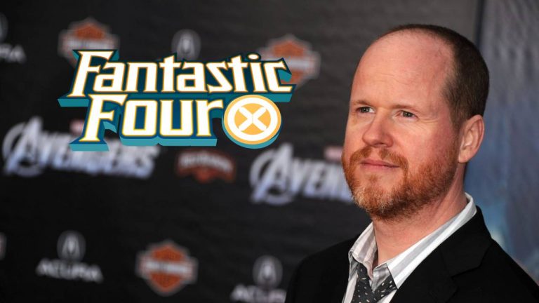 joss whedon con logo de los cuatro fantásticos fantastic four