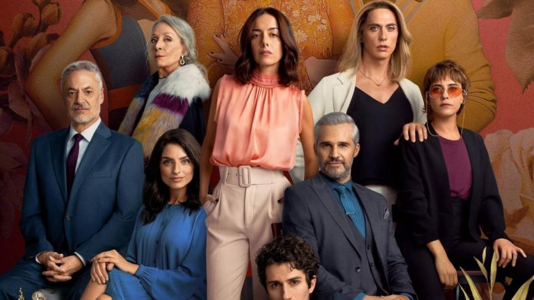 fotografía del elenco de la casa de las flores
