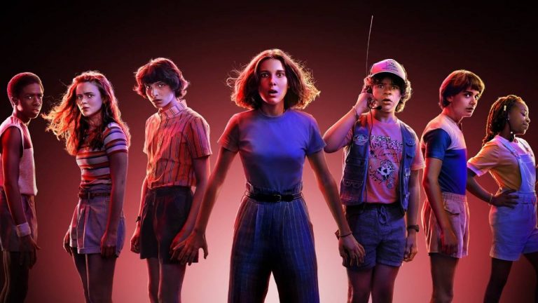 fotografía elenco de stranger things