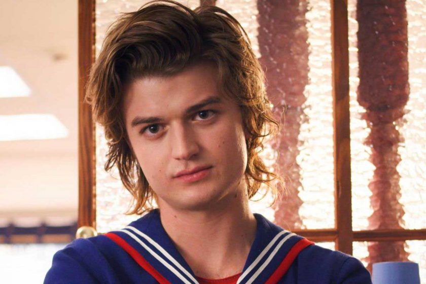 fotografía de joe keery en stranger things