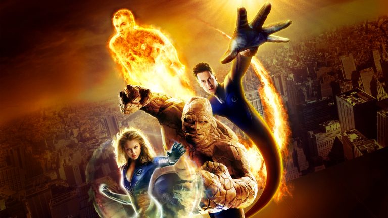 Imagen del elenco de la película Los 4 fantásticos de 2005