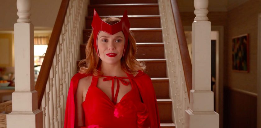 Elizabeth Olsen como Scarlet Witch en WandaVision