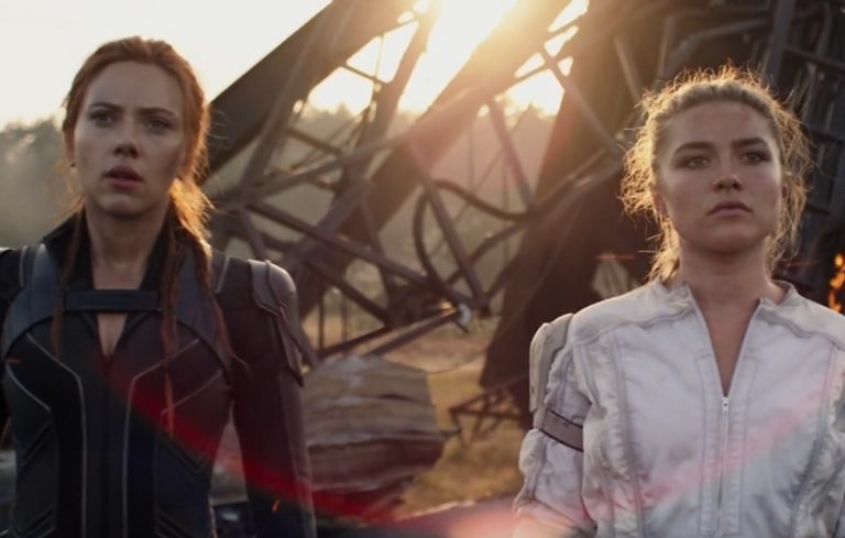 Fotografía de Scarlett Johansson y Florence Pugh en Black Widow