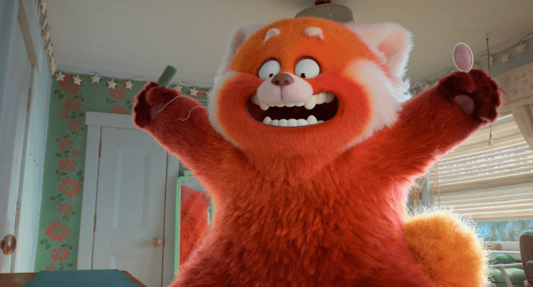 Red trailer disney pixar