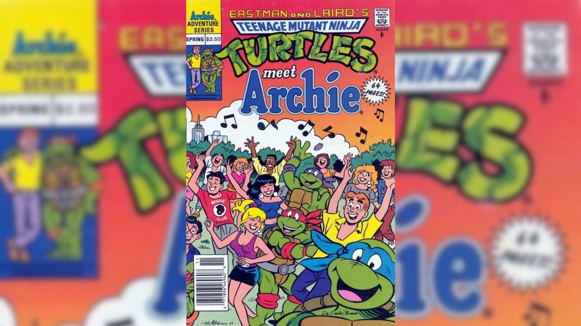 Crossover de las Tortugas Ninja en "Archie Comics"