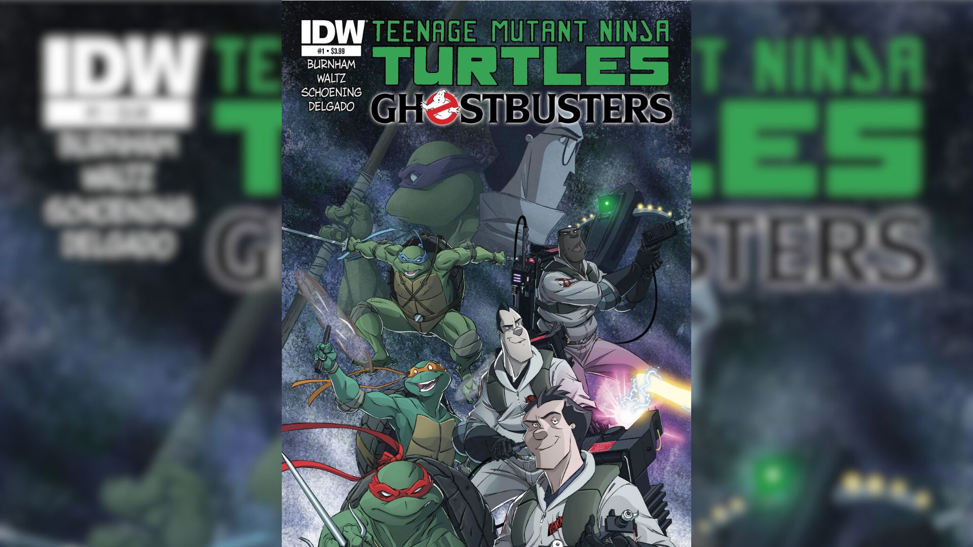 Crossover de las Tortugas Ninja en "Los Cazafantasmas"