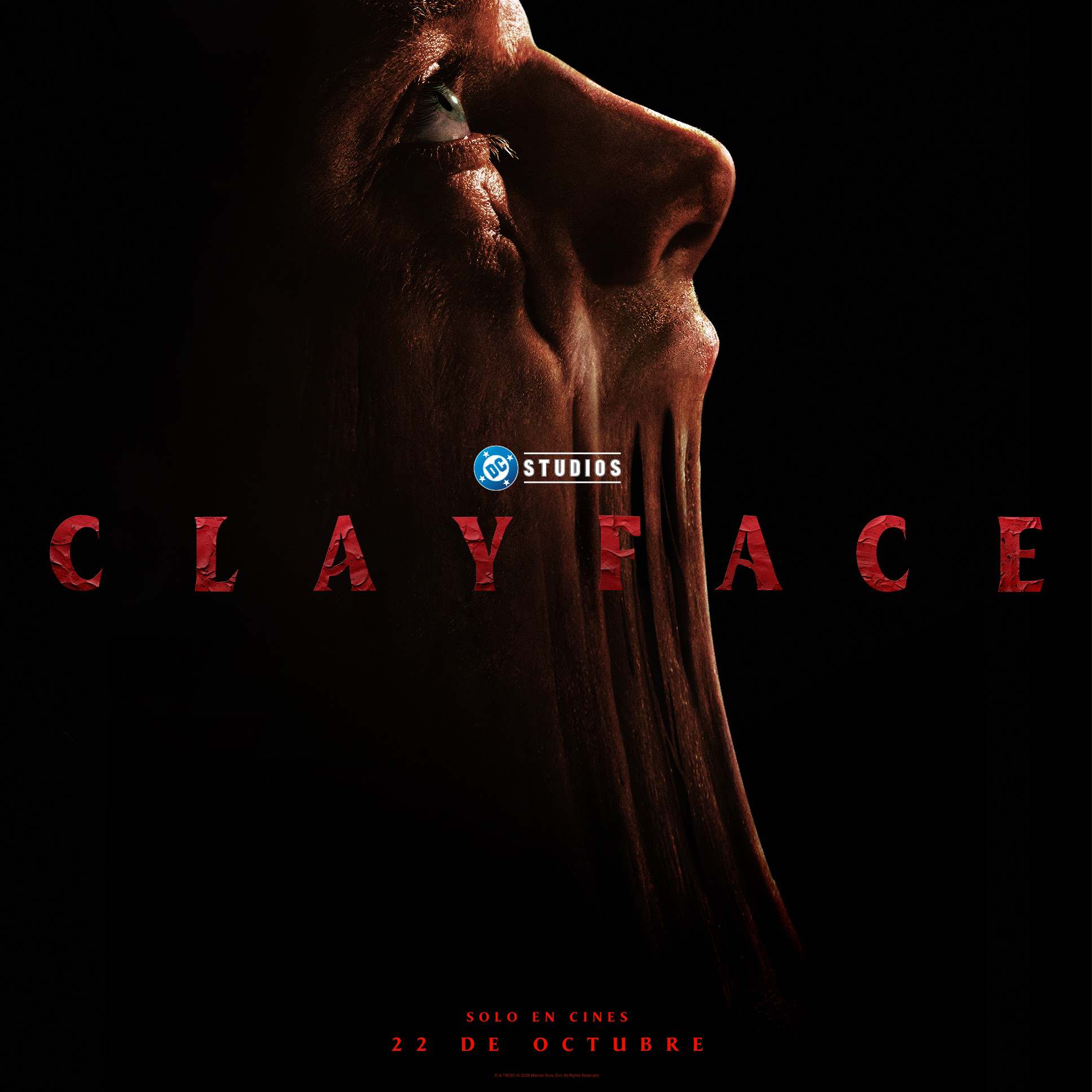 Póster oficial de Clayface, película de DC Studios