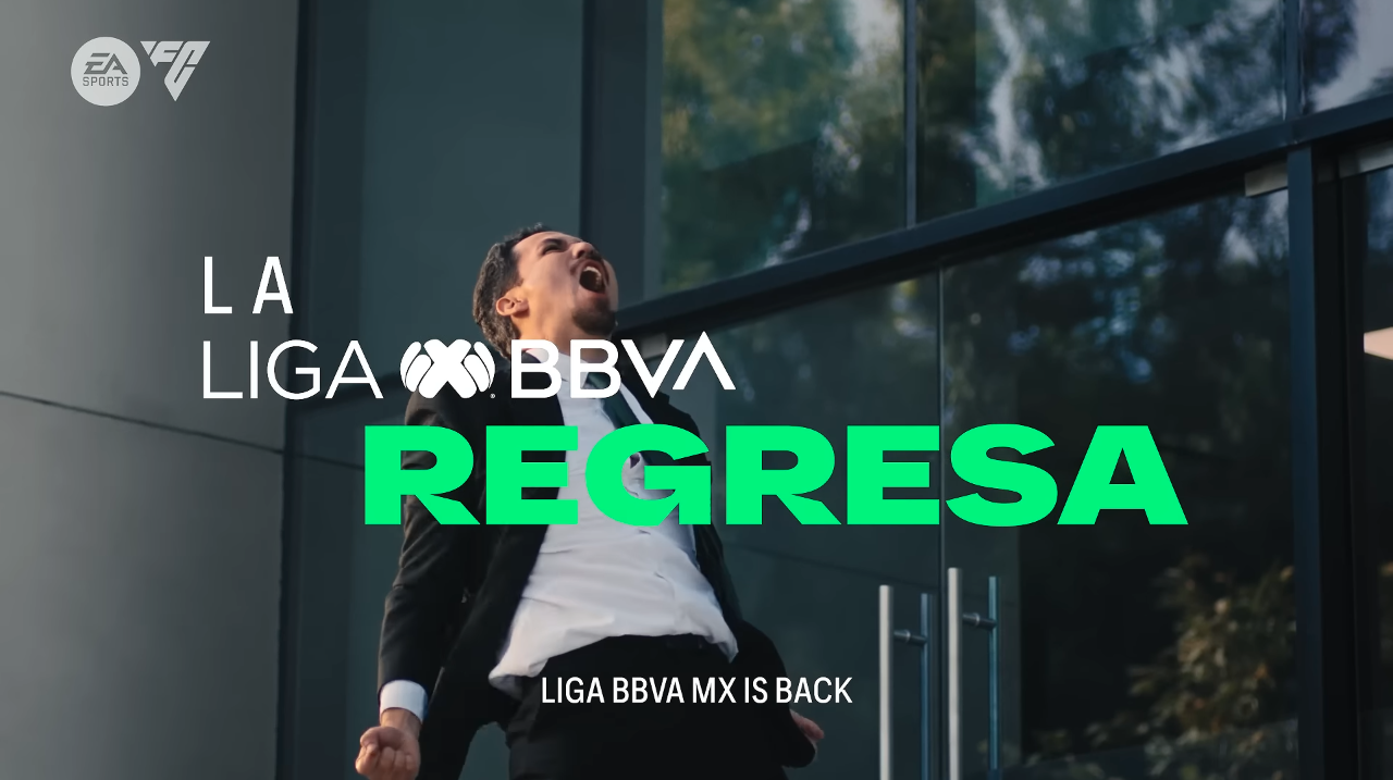 Imagen oficial de la alianza entre Liga BBVA MX y EA SPORTS FC 27.