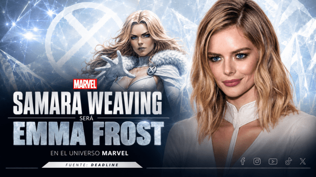Samara Weaving será Emma Frost