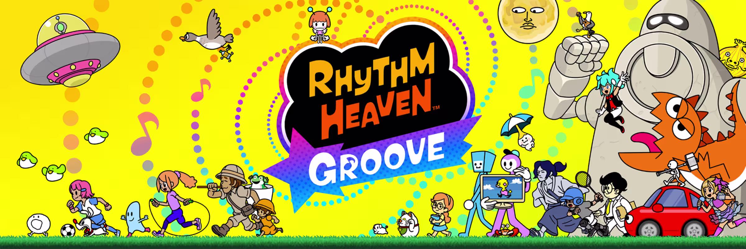 "¡Traes un ritmazo, maestro, que te ca... !"; Rhythm Heaven Groove